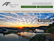 Tablet Screenshot of bartoncreekeyecare.com